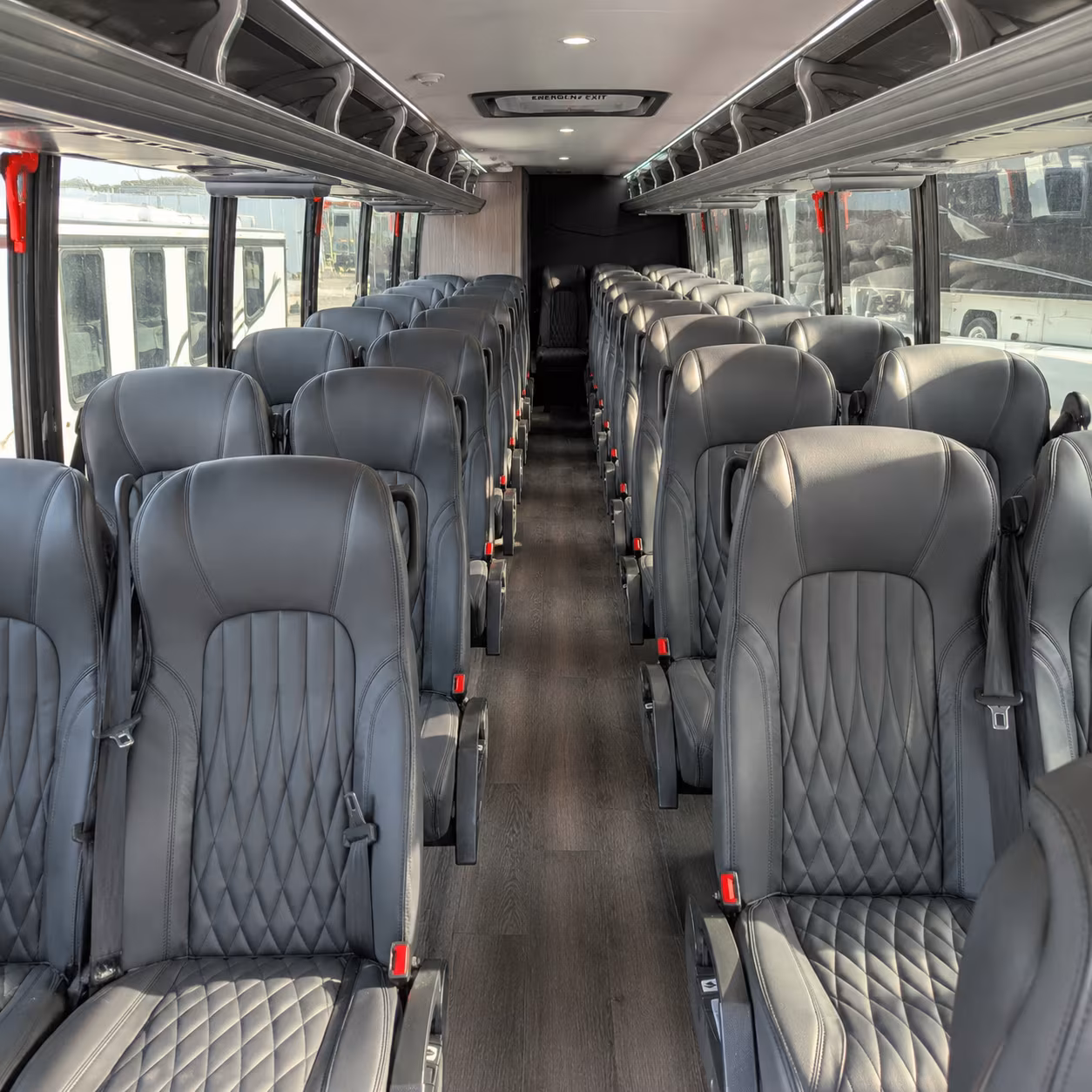 downey 30 passenger minibus interior