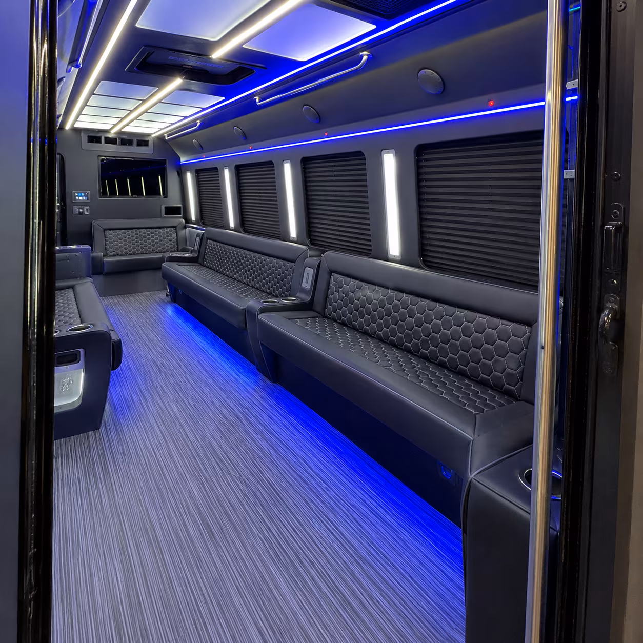 downey anniversary party bus rental
