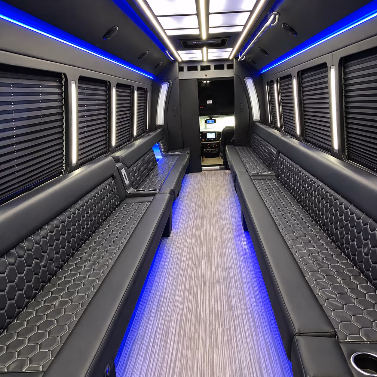 downey party bus inside