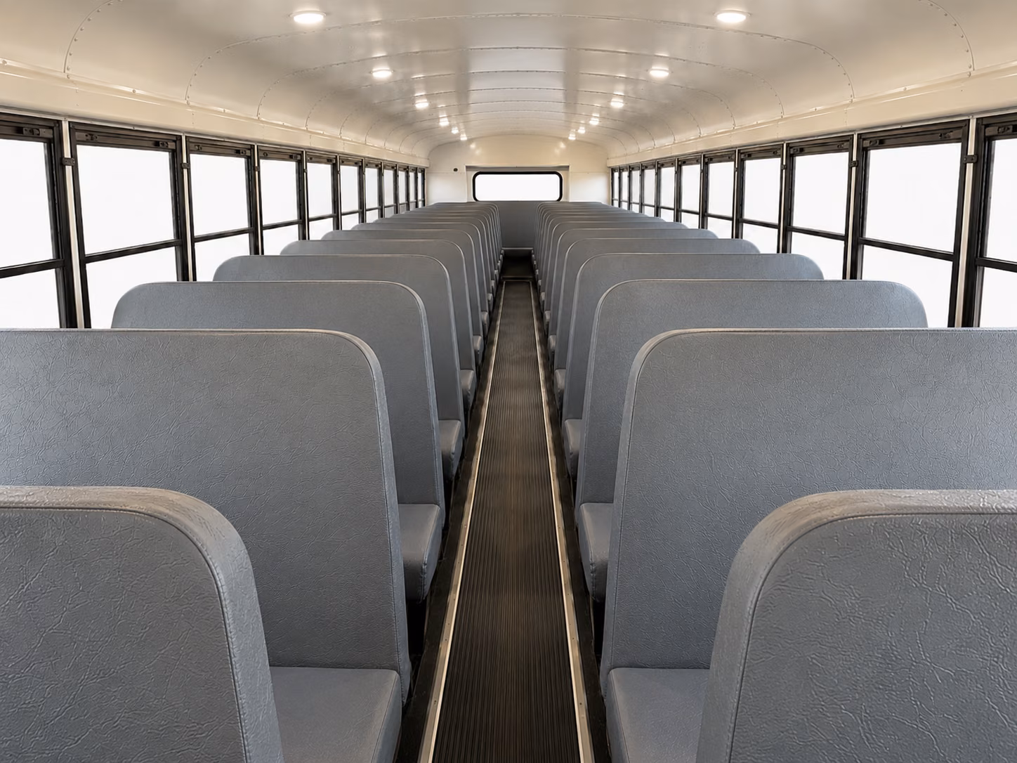 downey school bus interior